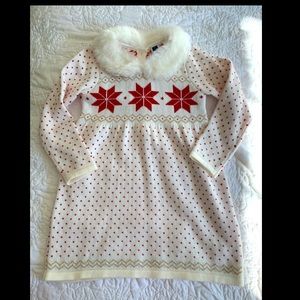 Janie and Jack girls sweater dress 3 Christmas